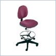 Safco Intern Burgundy Mid Back Stool