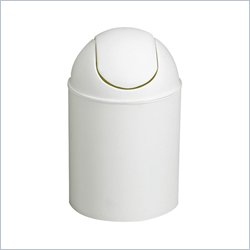 Safco White 2 Quart Mini Cans (Set of 6)