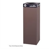 Safco Public Square Large Brown Recycling Receptacle Base