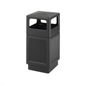Safco Canmeleon Series Outdoor Recessed Panel Side Opening Receptacle