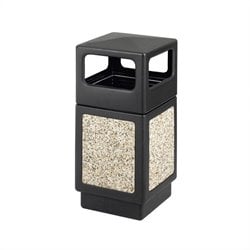 Safco Canmeleon Series Outdoor Aggregate Panel Side Opening Receptacle