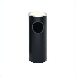 Safco Ash 'N Trash Urn in Black