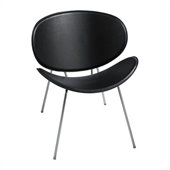 Safco Sy™ Guest Chair Black in Black