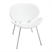 Safco Sy™ Guest Chair White in White