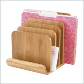 Safco Bamboo 5 Tier Organizer in Natural