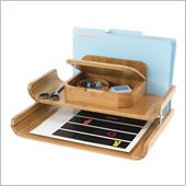 Safco Bamboo Deluxe Organizer in Natural