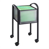 Safco Impromptu® Open Top Mobile File in Black