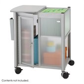 Safco Impromptu® Storage Center with Hanging File in Metallic Gray