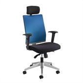 Safco Tez™ Manager Chair with Headrest in Calypso