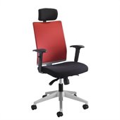 Safco Tez™ Manager Chair with Headrest in Tabasco