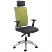 Safco Tez™ Manager Chair with Headrest in Wasabi