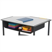 Safco Book Box for AlphaBetter Desk in Black