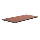 Safco Impromptu Mobile Training Table Rectangle Top 48x24 in Cherry