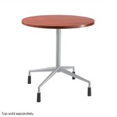 Safco RSVP Fixed Base 29.5 Diameter with 4 Levelers in Silver