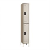 Safco Double Tier Locker in Tan