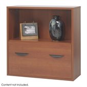 Safco Apres Modular Storage Shelf with Lower in Cherry