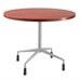 Safco RSVP 29.5 Fixed Base and 42x42x1 Top in Silver and Cherry