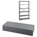 Safco Steel 6 Pack Shelving Kit with Posts 18 x 48 in Gray
