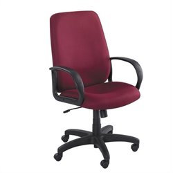 Safco Poise Burgundy Executive High-Back Office Chair