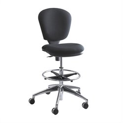 Safco Metro Extended Height Drafting Chair in Dark Gray