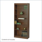Safco WorkSpace Six Shelf 30W Baby Bookcase in Cherry