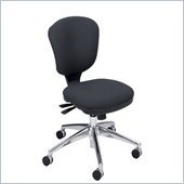 Safco Metro Mid Back Task Chair in Black