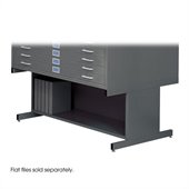 Safco 20H Open Base for 4998 Flat File Cabinet in Black
