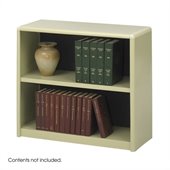 Safco 2-Shelf ValueMate Sand Economy Steel Bookcase