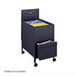 ADD TO YOUR SET: Safco Locking Mobile Letter Size Tub File with Drawer in Black