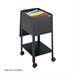 Safco Economy Mobile Letter Size Tub File in Black