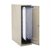 Safco Large Vertical 1 Drawer Metal File Cabinet for 18, 24, 30 and 36 Hanging Clamps in Tropic Sand 