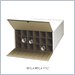 Safco Tube-Stor KD 18 Compartment Wood Roll Files in White  (Set of 2)