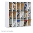 ADD TO YOUR SET: Safco Wood 18 Compartment Mail Organizer
