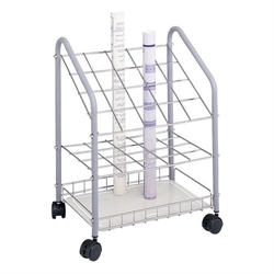 Safco Tubular Steel Wire Roll File - 20 Compartments