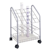 Safco Tubular Steel Wire Roll File - 20 Compartments