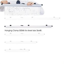 Safco 36" Metal Hanging Clamp for 36" x 48" Sheet