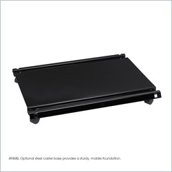 Safco Metal Caster Base for B-Size Plan File Cabinet in Black