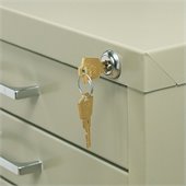 Safco Lock Kit for 5-Drawer Steel Flat File