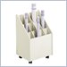Safco Wood Mobile Roll File - 12 Compartments