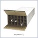 Safco 18 Compartment Large Tube-Stor KD Wood Roll Files in White (Set of 2)