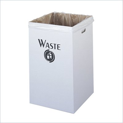 Safco Corrugated Waste Receptacle (Set of 12)