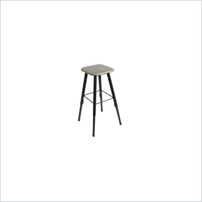 Safco AlphaBetter Student Adjustable Height Stool with Beige Seat