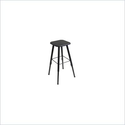 Safco AlphaBetter Student Adjustable Height Stool with Black Seat