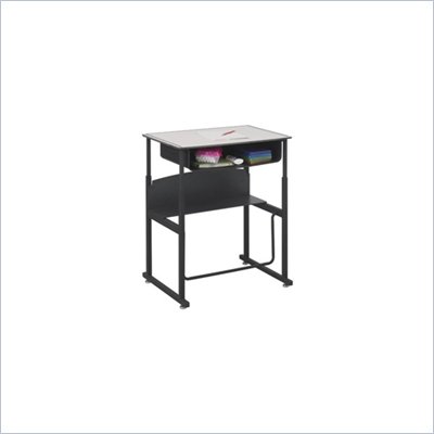 Safco AlphaBetter 24" x 36" Student Desk in Beige with Book Box
