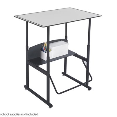Safco AlphaBetter 24" x 36" Student Desk in Gray