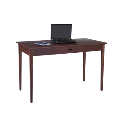Safco Après™ Table Desk in Mahogany