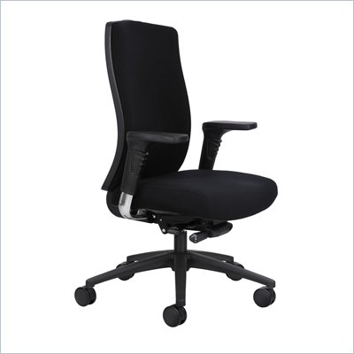 Safco Bliss High Back Chair in Black