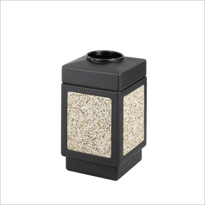 Safco Canmeleon Series Outdoor Aggregate Panel Open Top Receptacle