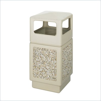 Safco Canmeleon Aggregate Panel, Side Open, 38 Gallon