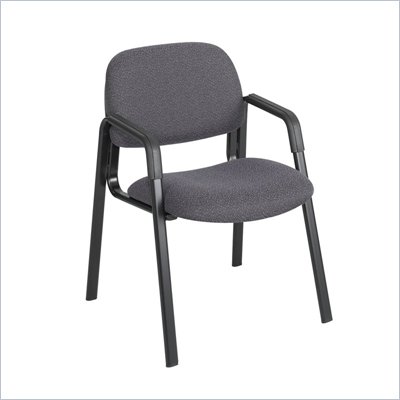 Safco Cava Straight Leg Stacking Chair in Cobblestone Plum